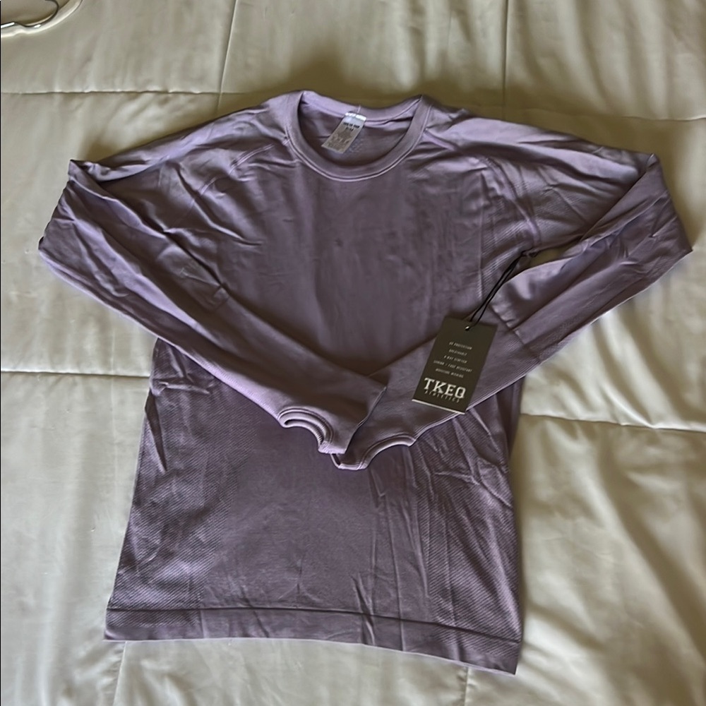 TKEQ kennedy seamless 2.0 long sleeve, color: lavender